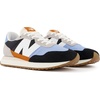 New Balance Kids 574 New-b V2 Familiar Ground Hook and Loop Sneaker(Blue)