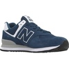 New Balance Kids 574 New-b V2 Familiar Ground Hook and Loop Sneaker(Blue Sea Smoke White Esm)