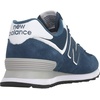 New Balance Kids 574 New-b V2 Familiar Ground Hook and Loop Sneaker(Blue Sea Smoke White Esm)