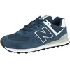 New Balance Kids 574 New-b V2 Familiar Ground Hook and Loop Sneaker(Blue (Sea Smoke/White Esm))