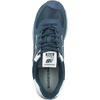 New Balance Kids 574 New-b V2 Familiar Ground Hook and Loop Sneaker(Blue (Sea Smoke/White Esm))
