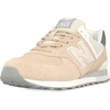 New Balance Kids 574 New-b V2 Familiar Ground Hook and Loop Sneaker(Brown Blue)