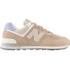 New Balance Kids 574 New-b V2 Familiar Ground Hook and Loop Sneaker(Brown Blue)