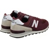 New Balance Kids 574 New-b V2 Familiar Ground Hook and Loop Sneaker(Burgundy (512))