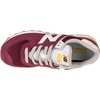 New Balance Kids 574 New-b V2 Familiar Ground Hook and Loop Sneaker(Burgundy)