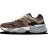 New Balance Kids 574 New-b V2 Familiar Ground Hook and Loop Sneaker(Dark Mushroom/Black/Grey)