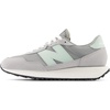 New Balance Kids 574 New-b V2 Familiar Ground Hook and Loop Sneaker(Grey)