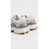 New Balance Kids 574 New-b V2 Familiar Ground Hook and Loop Sneaker(Grey Beige)