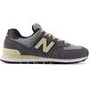 New Balance Kids 574 New-b V2 Familiar Ground Hook and Loop Sneaker(Grey/Beige-grey/Concrete Grey)