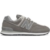New Balance Kids 574 New-b V2 Familiar Ground Hook and Loop Sneaker(Grey/Grey)