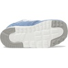 New Balance Kids 574 New-b V2 Familiar Ground Hook and Loop Sneaker(Mercury Blue/White)