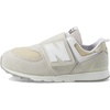 New Balance Kids 574 New-b V2 Familiar Ground Hook and Loop Sneaker(Moonbeam/Bone)