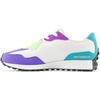 New Balance Kids 574 New-b V2 Familiar Ground Hook and Loop Sneaker(Multicoloured)