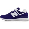 New Balance Kids 574 New-b V2 Familiar Ground Hook and Loop Sneaker(Navy Blue)