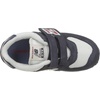 New Balance Kids 574 New-b V2 Familiar Ground Hook and Loop Sneaker(Navy/Red)