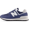 New Balance Kids 574 New-b V2 Familiar Ground Hook and Loop Sneaker(Navy/White)