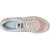 New Balance Kids 574 New-b V2 Familiar Ground Hook and Loop Sneaker(Pink/White)