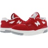 New Balance Kids 574 New-b V2 Familiar Ground Hook and Loop Sneaker(Red/White)