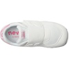 New Balance Kids 574 New-b V2 Familiar Ground Hook and Loop Sneaker(Sea Salt/Real Pink)