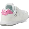 New Balance Kids 574 New-b V2 Familiar Ground Hook and Loop Sneaker(Sea Salt/Real Pink)