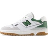 New Balance Kids 574 New-b V2 Familiar Ground Hook and Loop Sneaker(White)