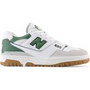 New Balance Kids 574 New-b V2 Familiar Ground Hook and Loop Sneaker(White Green)