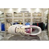 New Balance Kids 574 New-b V2 Familiar Ground Hook and Loop Sneaker(White Plum Blue)