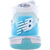 New Balance Kids 574 New-b V2 Familiar Ground Hook and Loop Sneaker(White/Aqua-white)