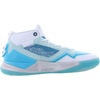 New Balance Kids 574 New-b V2 Familiar Ground Hook and Loop Sneaker(White/Aqua-white)