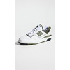 New Balance Kids 574 New-b V2 Familiar Ground Hook and Loop Sneaker(White/Dark Olivine)