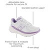 New Balance Kids 574 New-b V2 Familiar Ground Hook and Loop Sneaker(White/Lilac Glo/White)