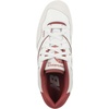 New Balance Kids 574 New-b V2 Familiar Ground Hook and Loop Sneaker(White/Red)