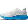 New Balance Kids 574 New-b V2 Familiar Ground Hook and Loop Sneaker(White/Vibrant Sky/Serene Blue)