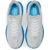 New Balance Kids 574 New-b V2 Familiar Ground Hook and Loop Sneaker(White/Vibrant Sky/Serene Blue)