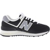 New Balance Kids’ 574 V1 Lace-Up Sneakers(Midnight Black/Chromatic Yellow-black)