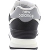 New Balance Kids’ 574 V1 Lace-Up Sneakers(Midnight Black/Chromatic Yellow-black)