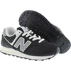 New Balance Kids’ 574 V1 Lace-Up Sneakers(Midnight Black/Chromatic Yellow-black)