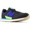 New Balance Kid’s Kids 237 Bungee Lace Sneaker(Black/Marine Blue/Thirty Watt)