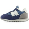 New Balance Kid’s Kids 237 Bungee Lace Sneaker(Heron Blue/Vintage Indigo)