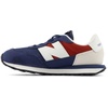 New Balance Kid’s Kids 237 Bungee Lace Sneaker(Nb Navy/Brick Red/White)