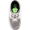 New Balance Kid’s Kids 237 Bungee Lace Sneaker(Shadow Grey/Pixel Green)