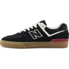 New Balance Unisex-Adult 574 Vulc(Black/White)