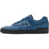 New Balance Unisex-Adult 574 Vulc(Shoreline Blue/Black)