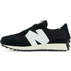 New Balance Unisex-Child 327 (Big Kid)(Black/White)