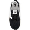 New Balance Unisex-Child 327 (Big Kid)(Black/White)