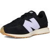 New Balance Unisex-Child 327 (Big Kid)(Bright Lavender/Black)