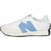 New Balance Unisex-Child 327 (Big Kid)(White/Blue Laguna)