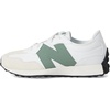 New Balance Unisex-Child 327 (Big Kid)(White/Dark Juniper)