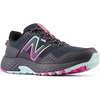 New Balance Women’s 410v8 Trail Running Shoes(Black/Bright Cyan/Hi-pink)