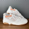 New Balance Women’s 550 Sneakers(White/Sea Salt/Peach Nectar)